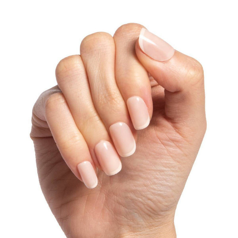 Olive & June Press-On Fake Nails - Short Squoval Classic French - 42ct
