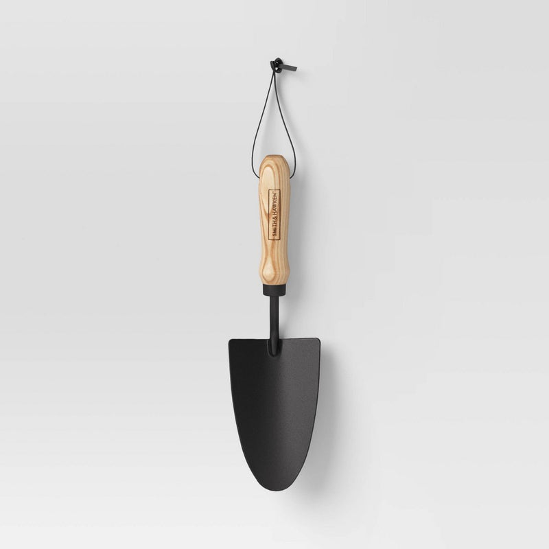 Digging Spade Shovel with Hardwood Handle Black - Smith & Hawken