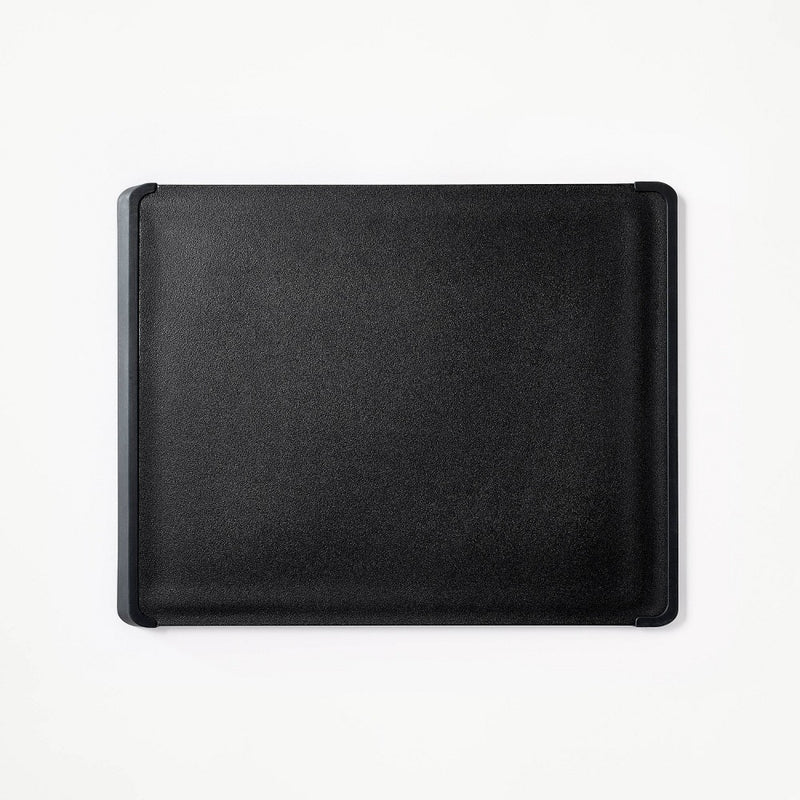 2pc Nonslip Recycled Poly Cutting Board Set Black - Figmint