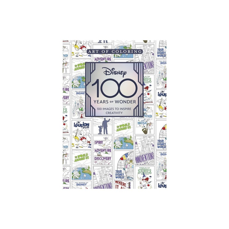 Art of Coloring: Disney 100 Years of Wonder - (Paperback)