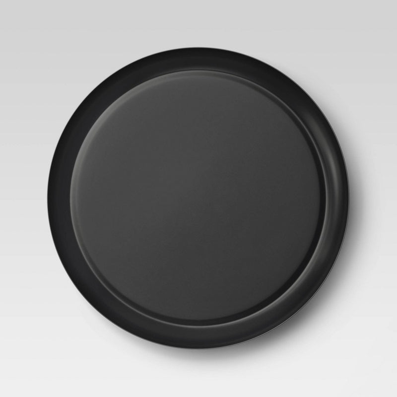 10.5" Plastic Round Dinner Plate Gray - Made By Design