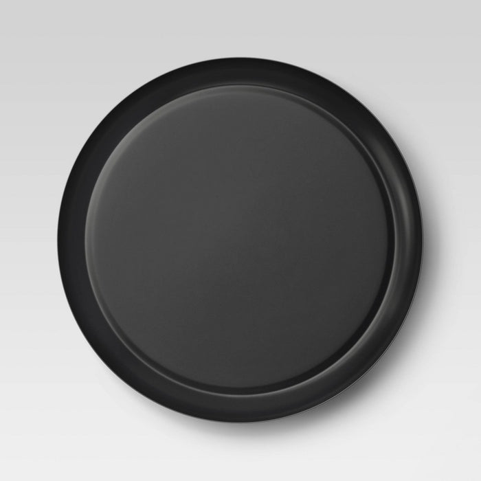 10.5" Plastic Round Dinner Plate Gray - Made By Design