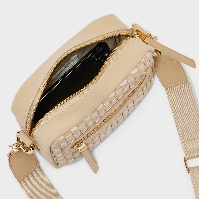 Camera Crossbody Bag - Universal Thread Brown/White