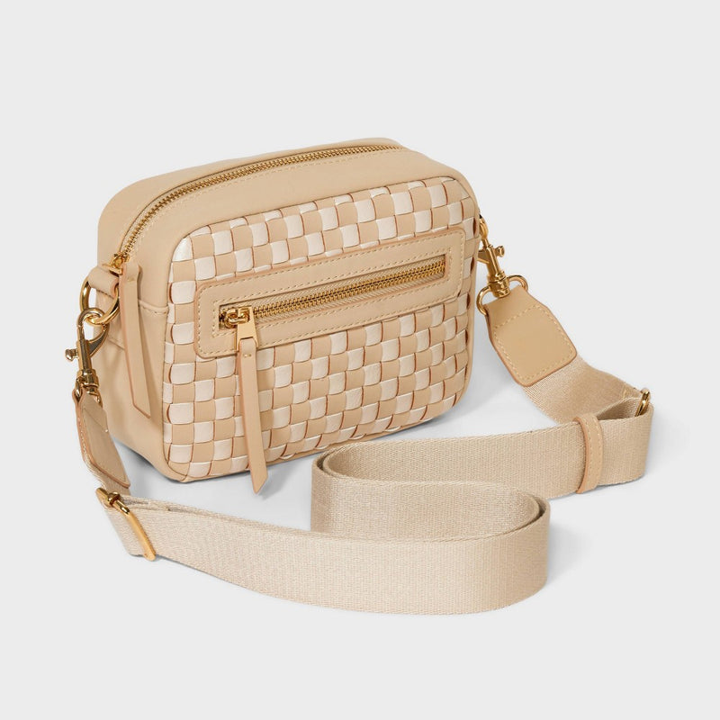 Camera Crossbody Bag - Universal Thread Brown/White