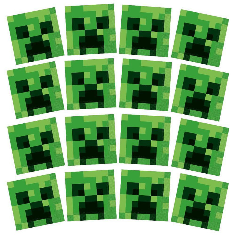 Minecraft 16ct Party Paper Napkins