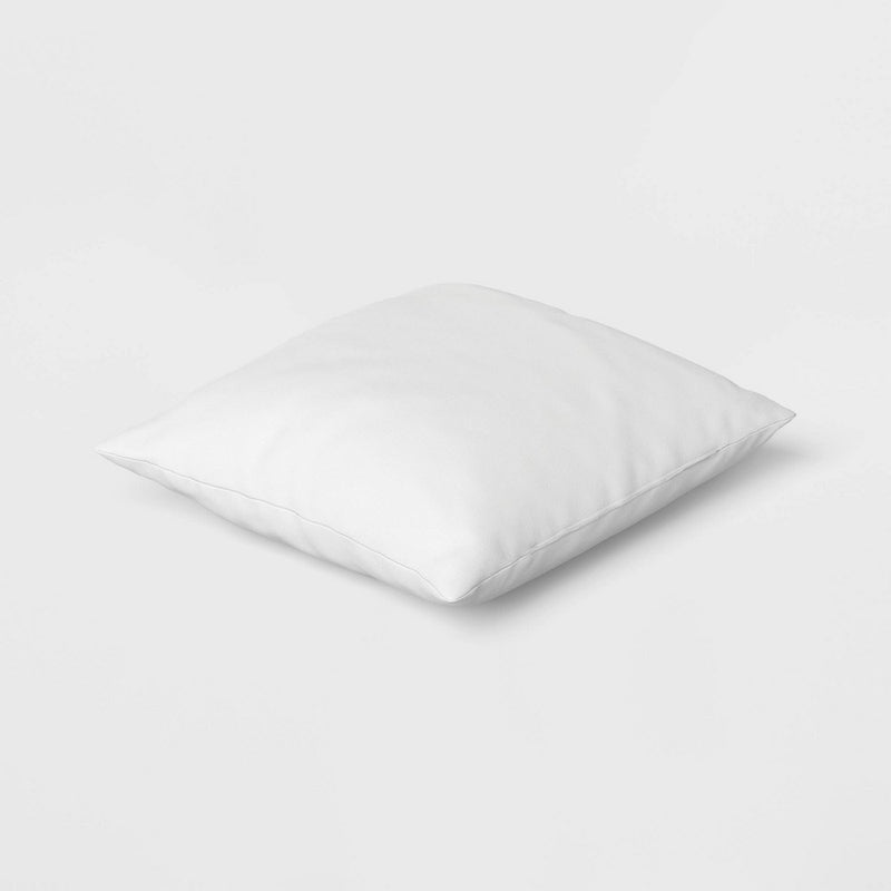 Feather Filled Square Throw Pillow White - Threshold