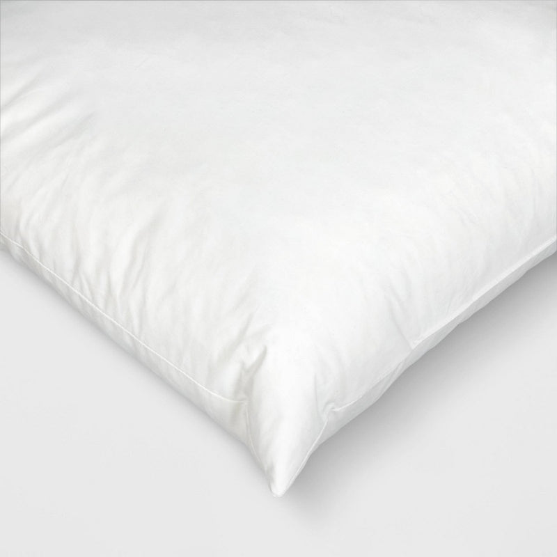 Feather Filled Square Throw Pillow White - Threshold