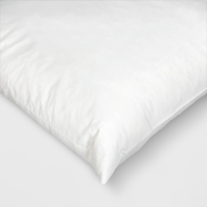 Feather Filled Square Throw Pillow White - Threshold
