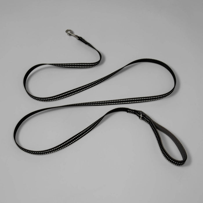 Comfort Reflective Dog Leash - Black - XS/S - Boots & Barkley