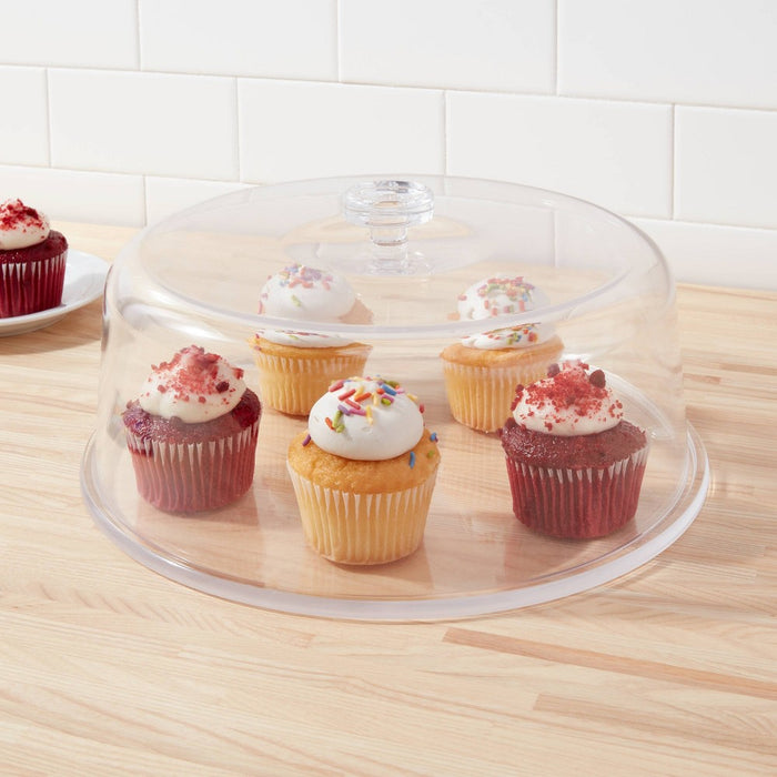 12" Plastic Cake Tray with Lid - Room Essentials