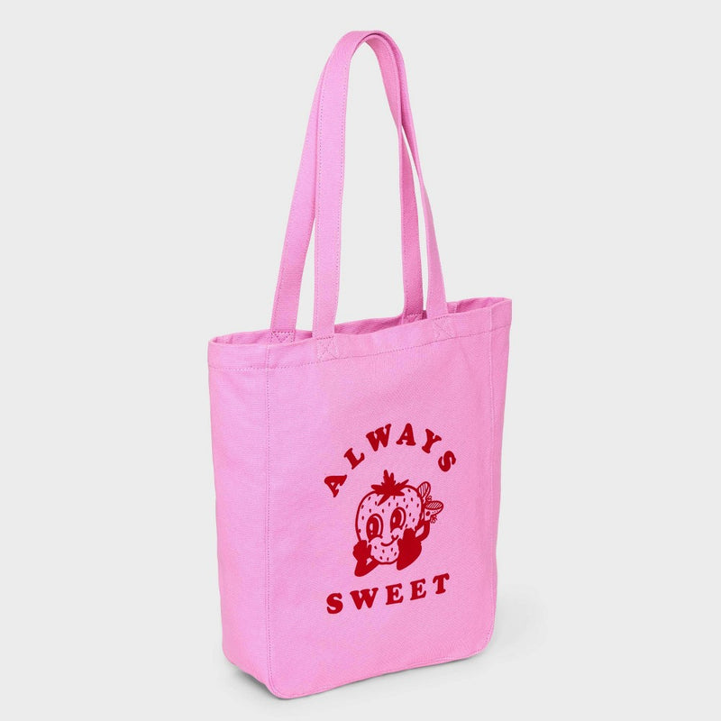 Kids' Graphic Tote Bag 'Always Sweet' - art class Pink