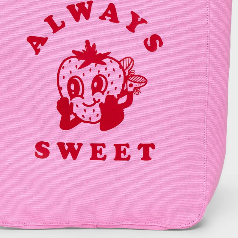 Kids' Graphic Tote Bag 'Always Sweet' - art class Pink