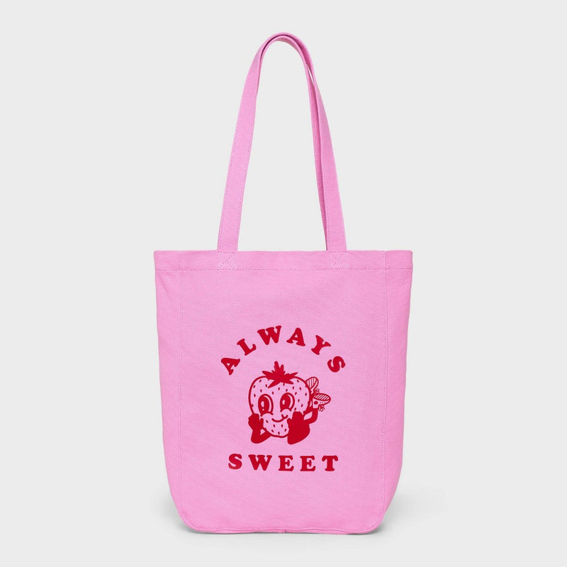 Kids' Graphic Tote Bag 'Always Sweet' - art class Pink