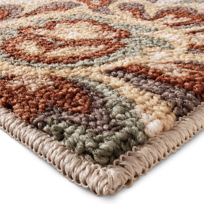 Maples 1'8"x2'10" Washable Paisley Floral Accent Rug Tan
