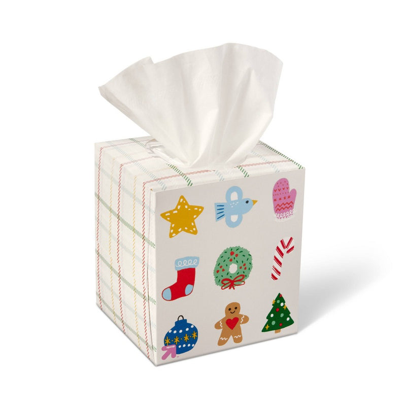 Holiday Ultra Soft Facial Tissue - Icons - 65ct - up & up