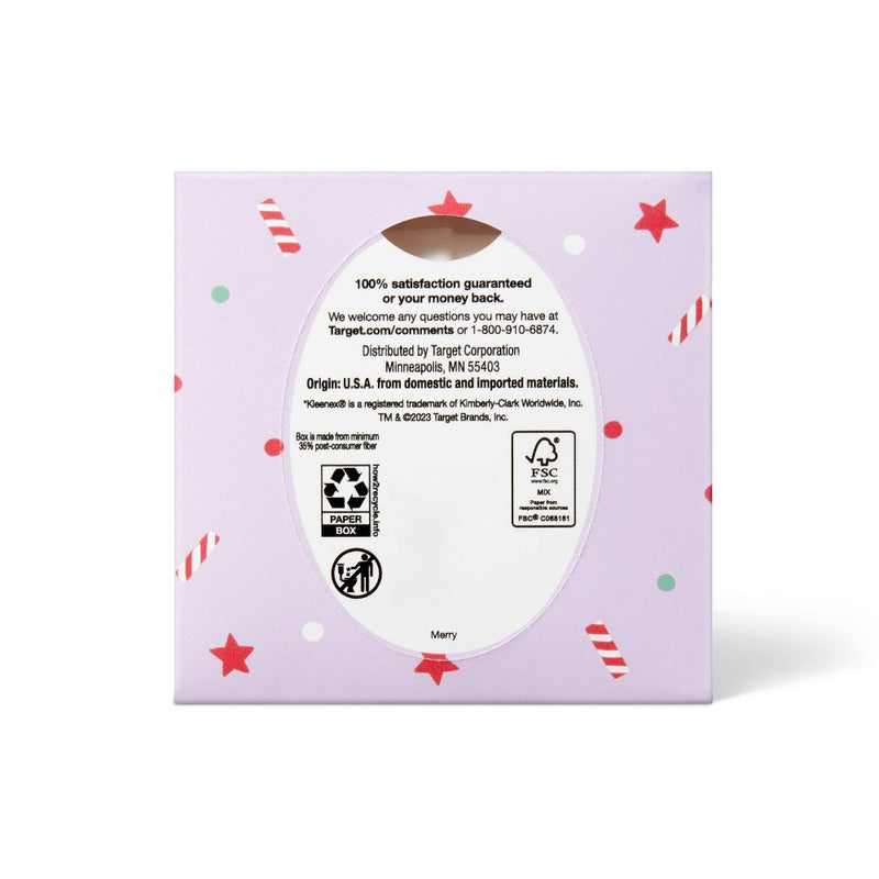 Holiday Ultra Soft Facial Tissue - Merry/Feliz - 65ct - up & up