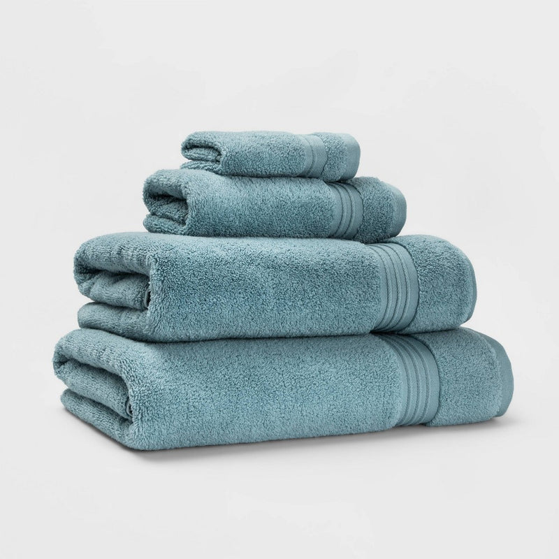 Spa Washcloth Aqua- Threshold Signature