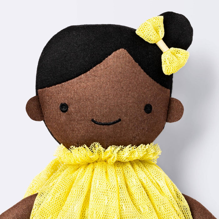 Plush Doll with Yellow Dress - Cloud Island