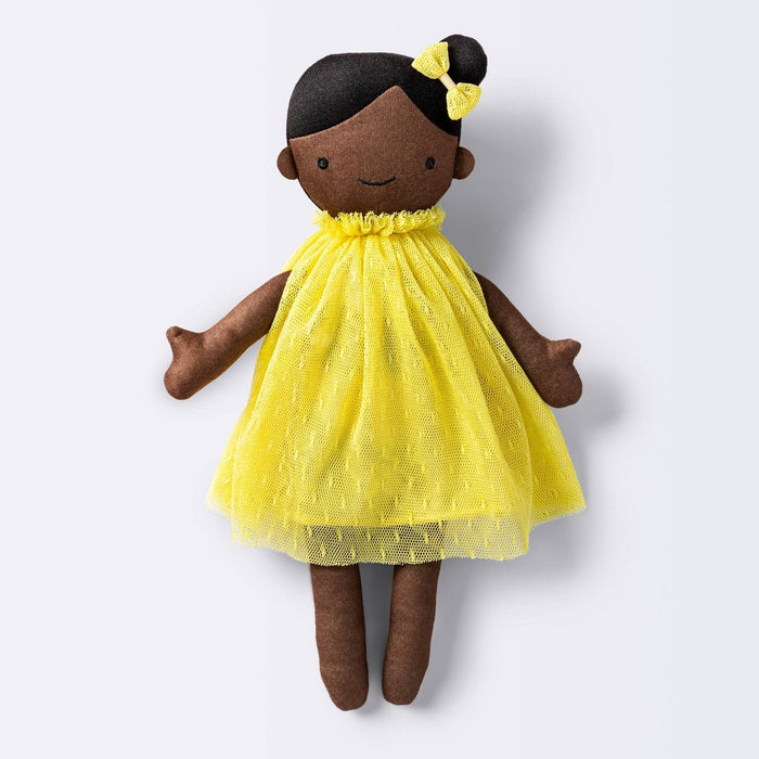 Plush Doll with Yellow Dress - Cloud Island