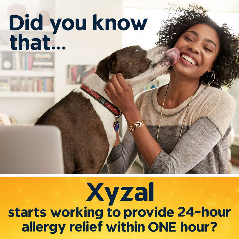Xyzal Allergy Relief Tablets - Levocetirizine Dihydrochloride - 80ct  EXP 02/2027