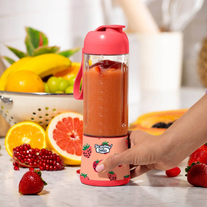 So Yummy by bella To-Go Portable Blender Strawberry Pattern