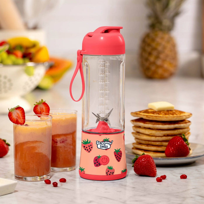 So Yummy by bella To-Go Portable Blender Strawberry Pattern