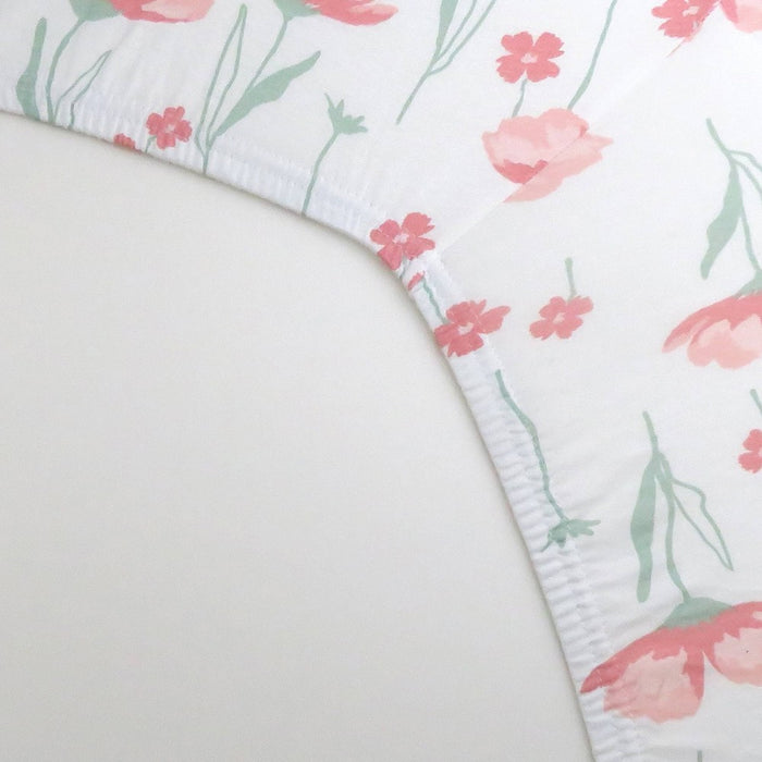 Honest Baby Organic Changing Pad Cover - Strawberry Pink Floral