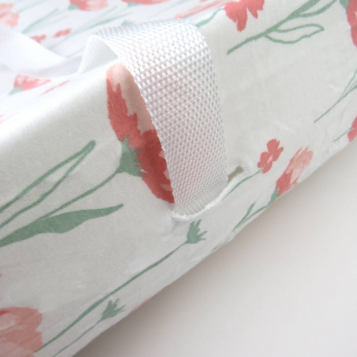 Honest Baby Organic Changing Pad Cover - Strawberry Pink Floral