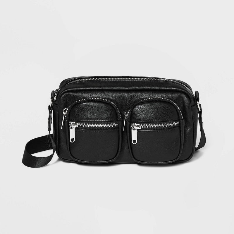 Crossbody Bag with Pockets - Wild Fable Black