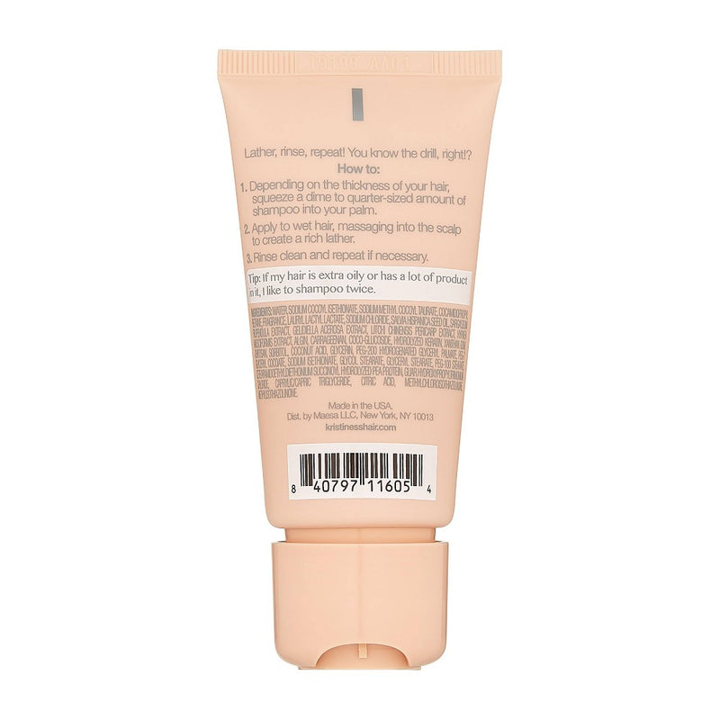 Kristin Ess One Signature Shampoo with Avocado Oil + Castor Oil, Sulfate Free, Travel Size - 2 fl oz