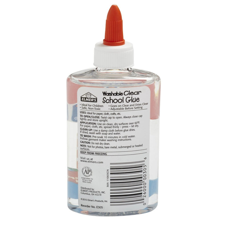 Elmer's 5oz Washable School Glue - Clear