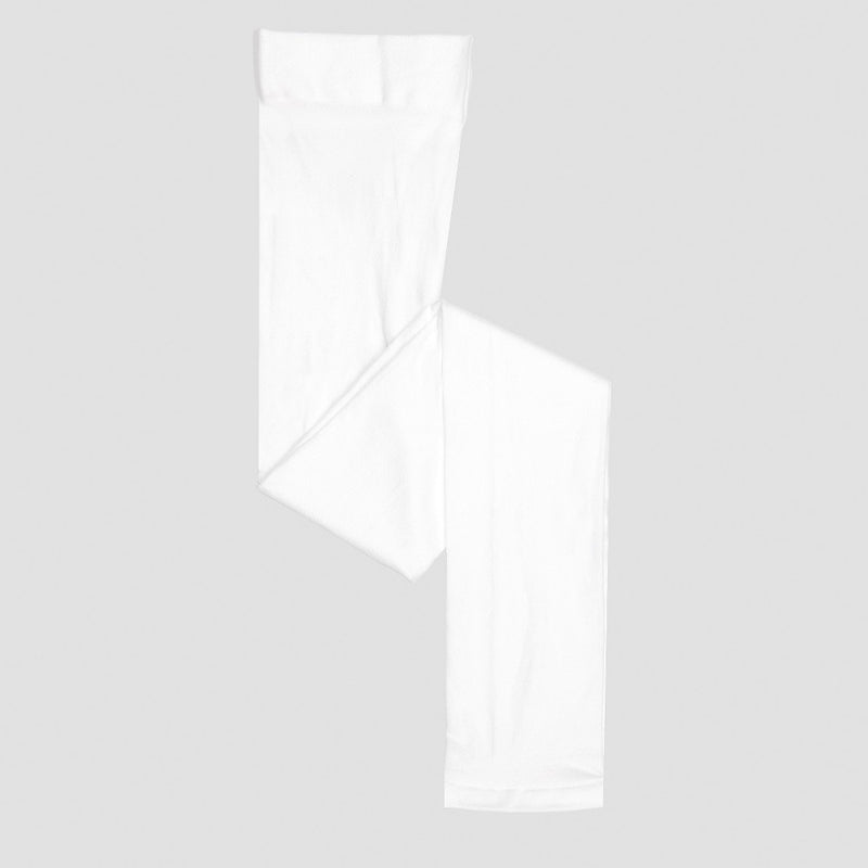 Girls' High Waisted Tights - Cat & Jack Fresh White 4-6X