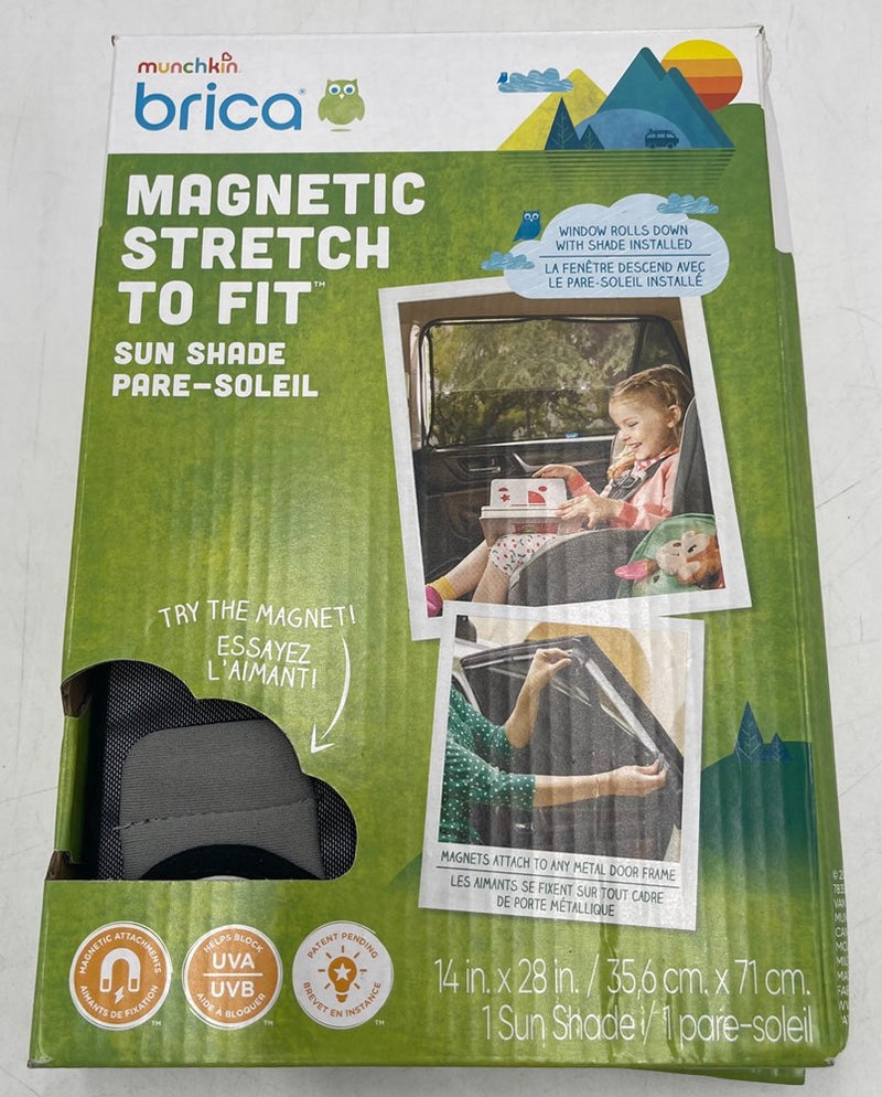 Munchkin Brica Magnetic Stretch to Fit Sun Shade - Black *SEE DETAILS*
