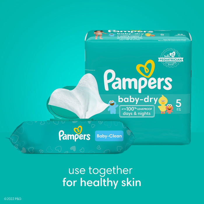 Pampers Baby Dry Enormous Disposable Diapers - Size 7 - 88ct