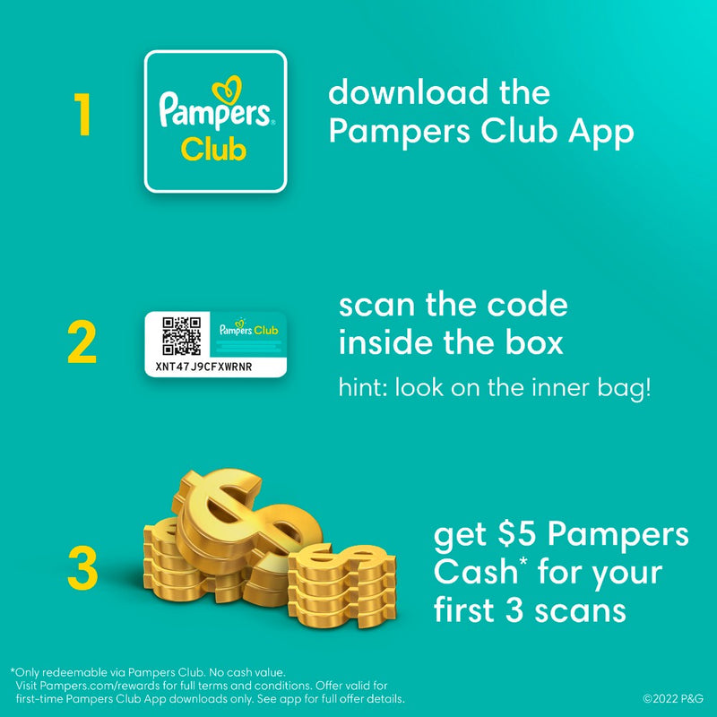 Pampers Baby Dry Enormous Disposable Diapers - Size 7 - 88ct