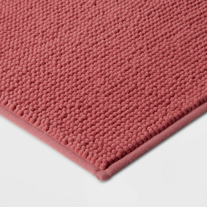 17"x24" Everyday Chenille Bath Rug Pink - Room Essentials