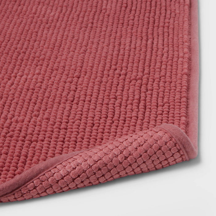 17"x24" Everyday Chenille Bath Rug Pink - Room Essentials