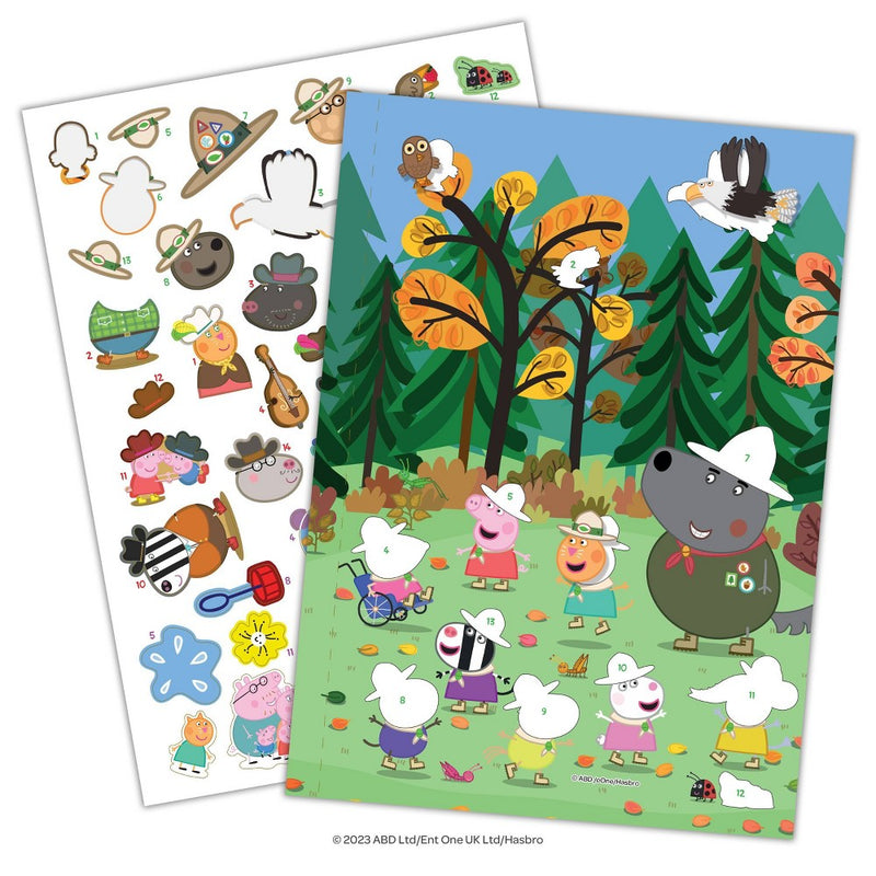 Peppa Pig Sticker - by Number Book