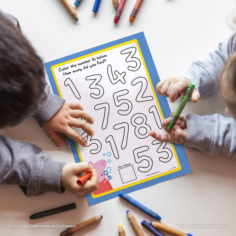Peppa Pig Sticker - by Number Book