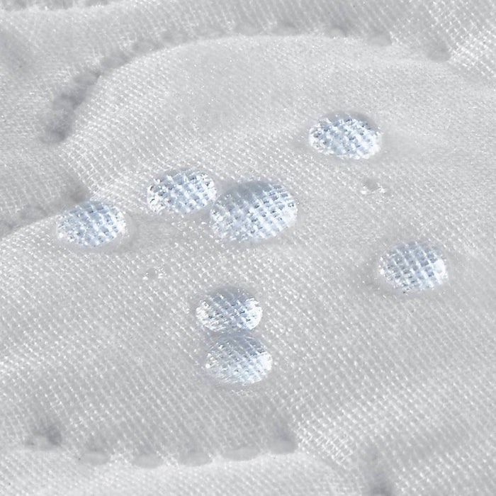 Sealy Stain Release Waterproof Fitted Crib & Toddler Mattress Protector Pad
