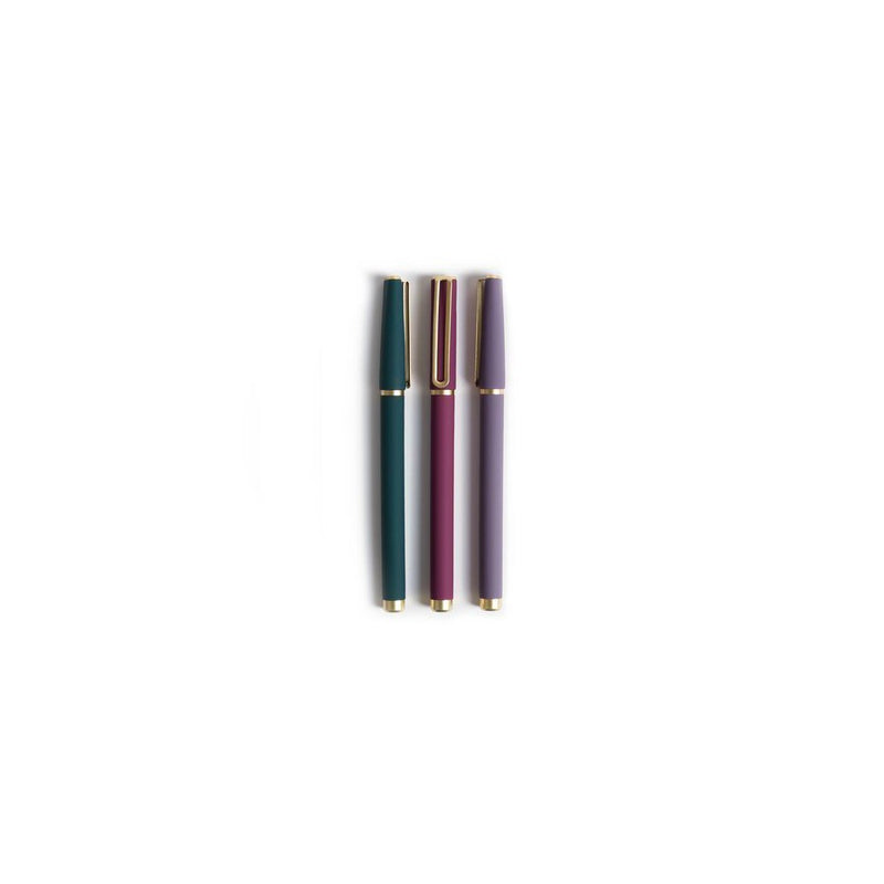 3pk Porous Point Pens - Black Ink - U Brands