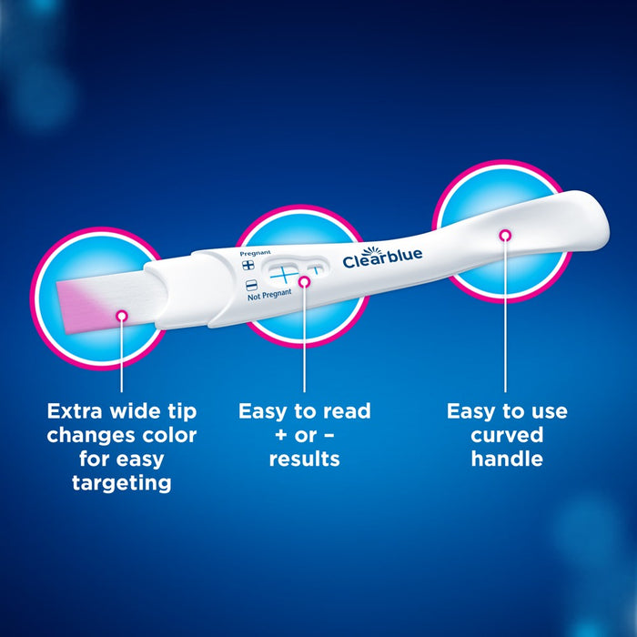 Clearblue Pregnancy Test Combo Pack with Digital Smart Countdown & Rapid Detection - 2ct