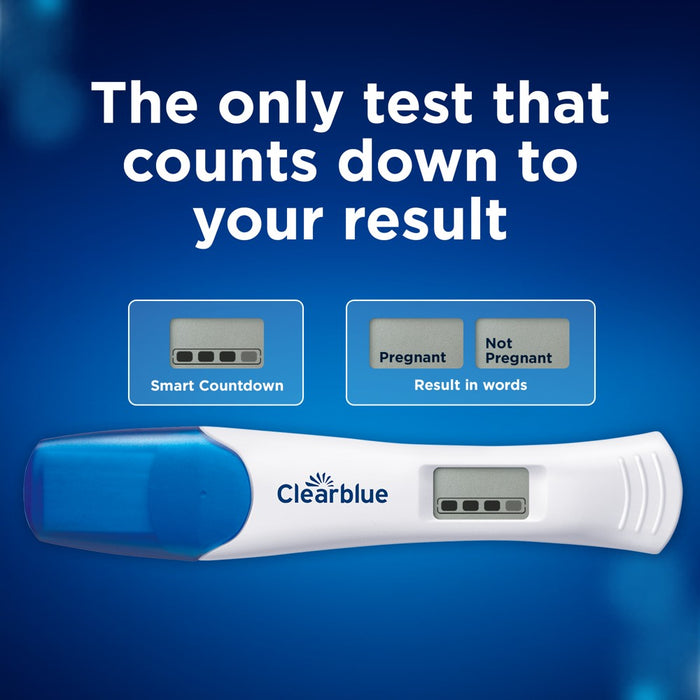 Clearblue Pregnancy Test Combo Pack with Digital Smart Countdown & Rapid Detection - 2ct