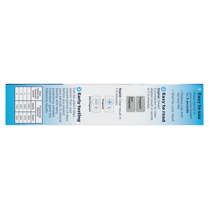 Clearblue Pregnancy Test Combo Pack with Digital Smart Countdown & Rapid Detection - 2ct