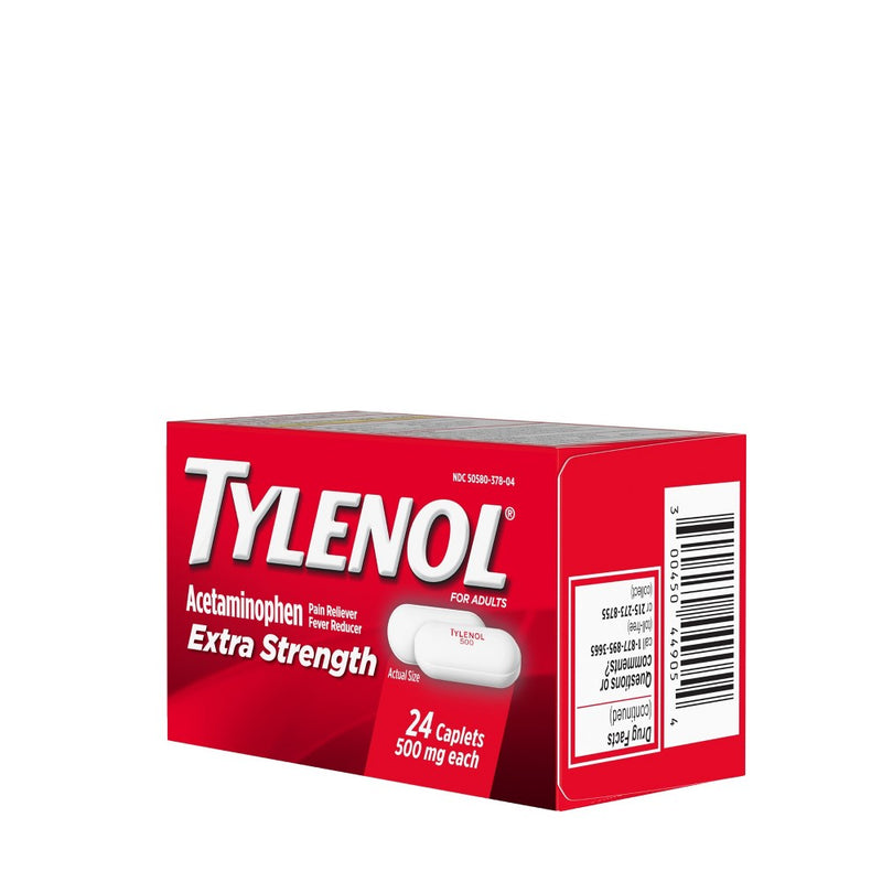 Tylenol Extra Strength Pain Reliever and Fever Reducer Caplets - Acetaminophen - 24ct
