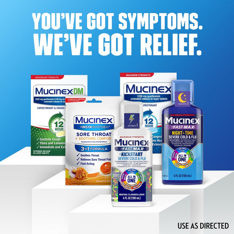 Mucinex Max Strength 12Hour Cough Medicine - Tablets - 42ct