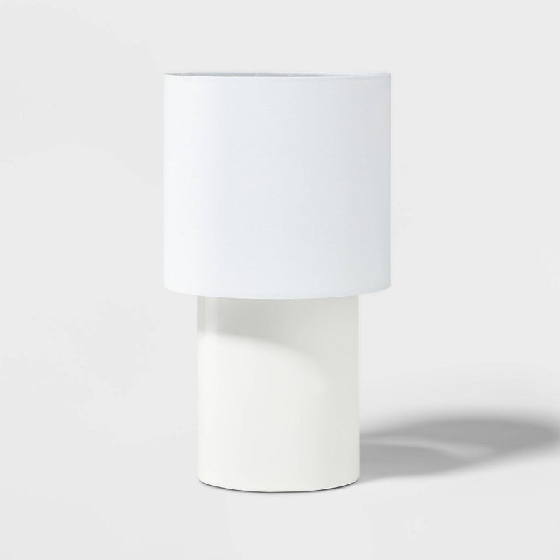 Modern Metal Kids' Table Lamp (Includes LED Light Bulb) White - Pillowfort
