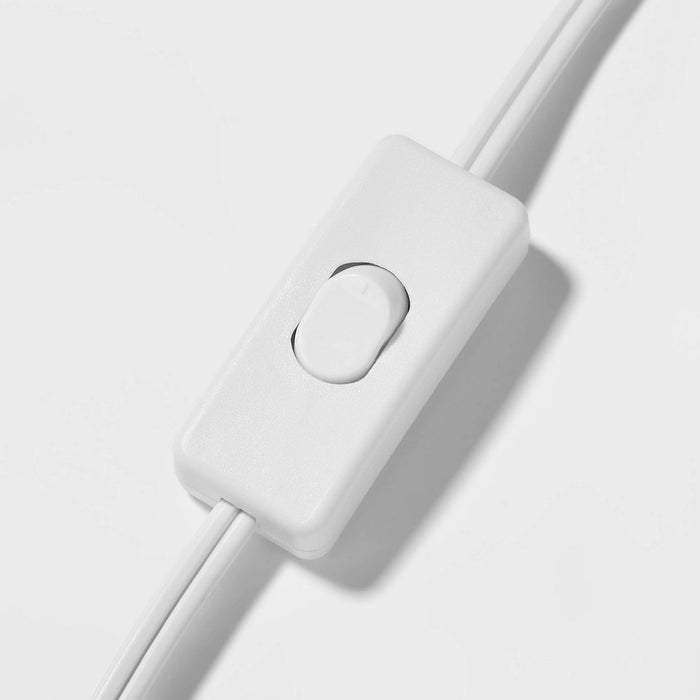 Modern Metal Kids' Table Lamp (Includes LED Light Bulb) White - Pillowfort