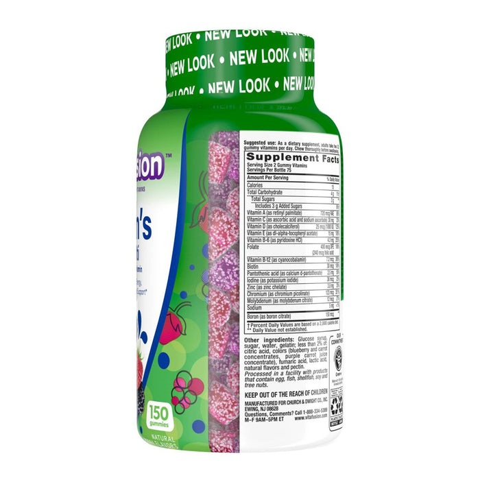 Vitafusion Men's Multivitamin Dietary Supplement Gummies - Berry - 150ct