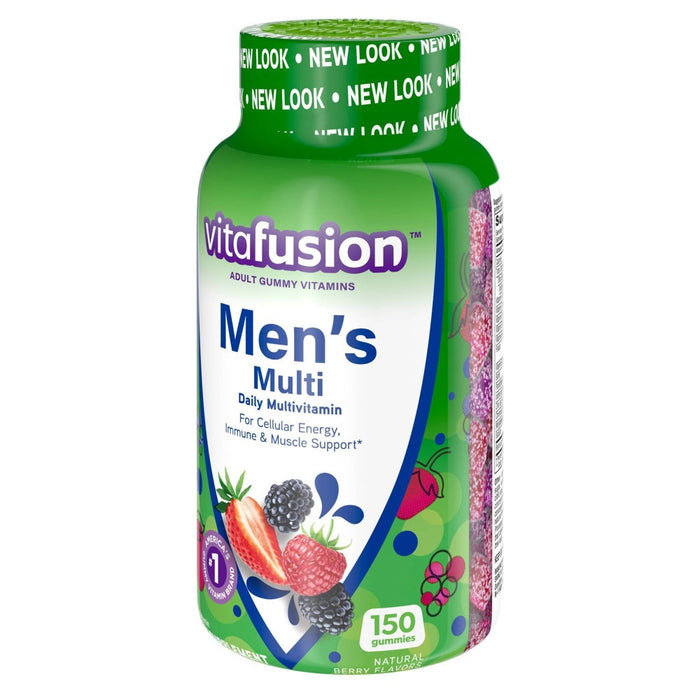 Vitafusion Men's Multivitamin Dietary Supplement Gummies - Berry - 150ct